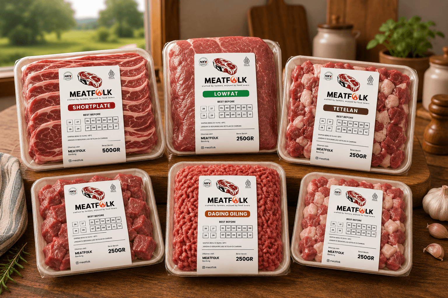 Premium packaged meat products for retail and HORECA